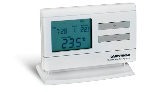 Computherm vezeték nélküli (rádiófrekvenciás) programozható, digitális szobatermosztát Q7RF