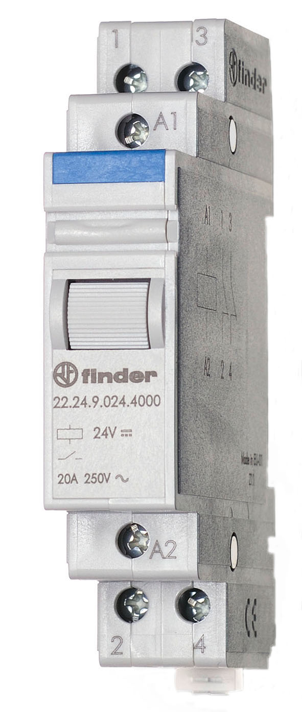 Finder 222480244000 Sorbaépíthető monostabil relé