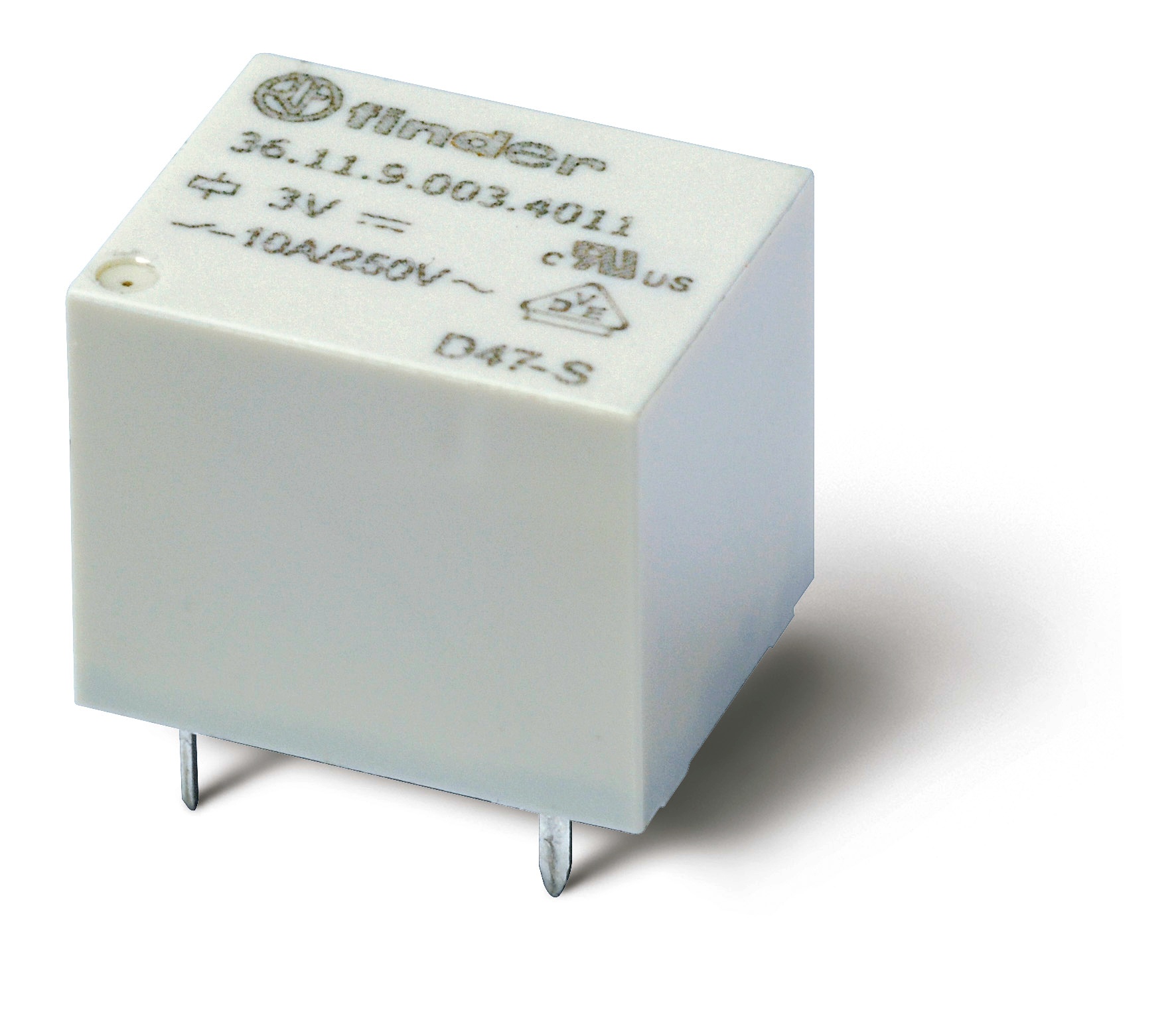 Finder 361190034011 Printrelé, 1 váltóérintkező, 10A termékfotó