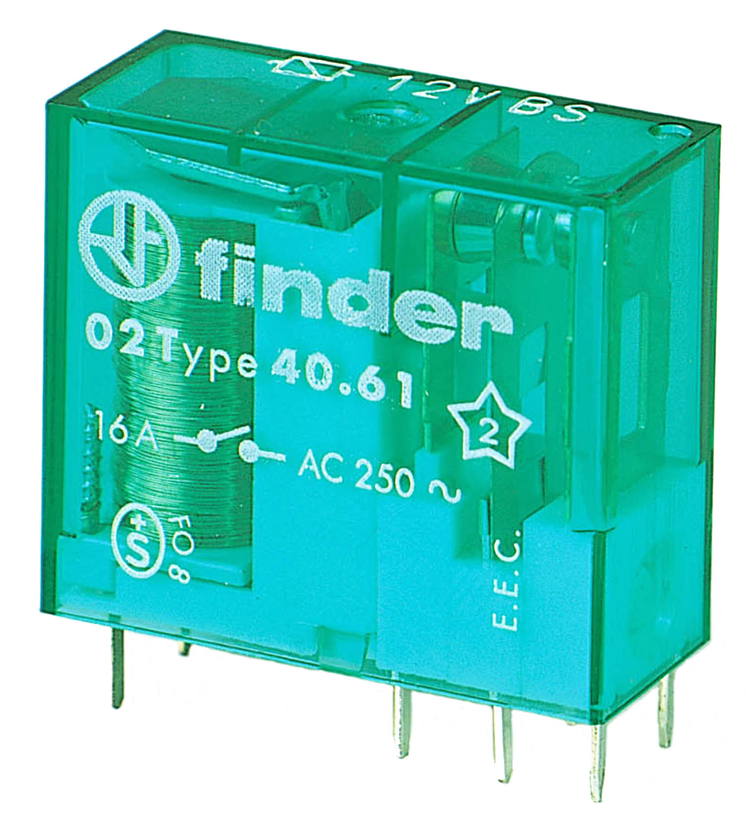 Finder 406160244000 Bistabil printrelé, 1 zárérintkező, 16A termékfotó