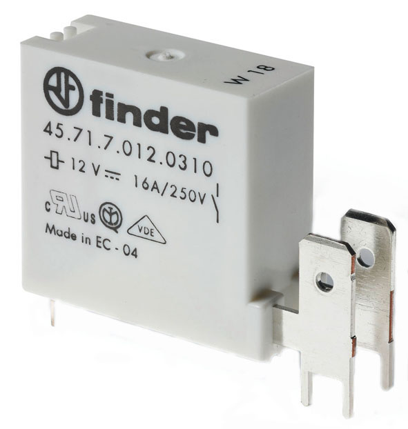 Finder 457170121310 Printrelé, 1 záróé, 16A termékfotó