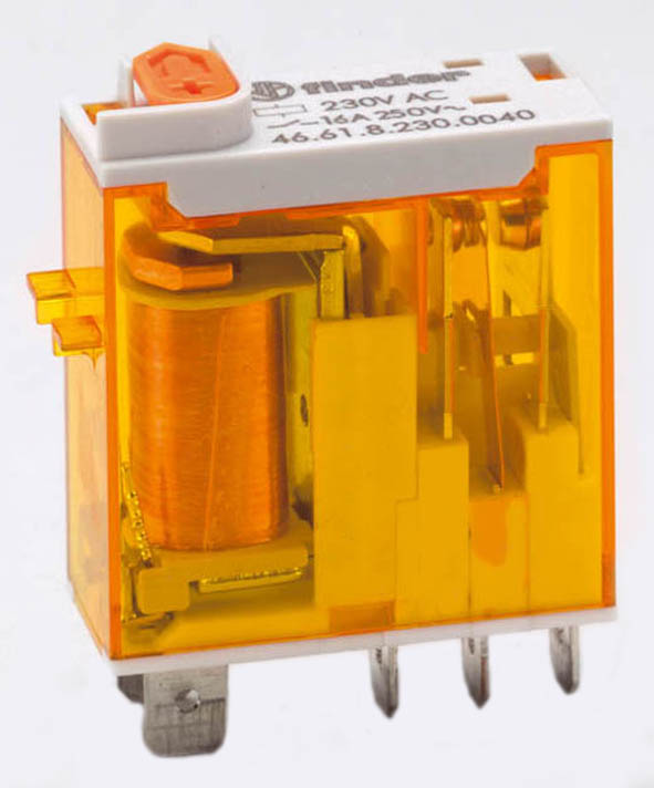 Finder 466181104040 Miniatűr ipari relé, 1 váltó, 16A termékfotó