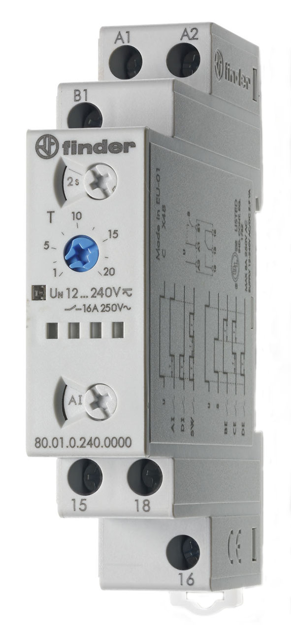 Finder 800102400000 Univerzális időrelé, 16A