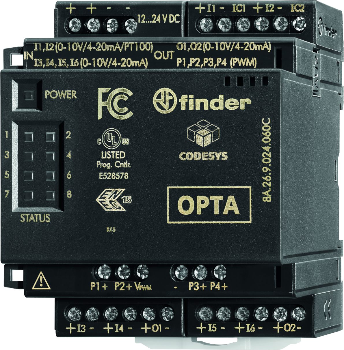 Finder 8A269024060C OPTA bővítő analóg Codesys termékfotó