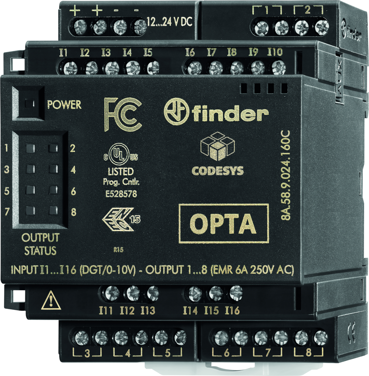 Finder 8A589024160C OPTA bővítő EMR Codesys termékfotó