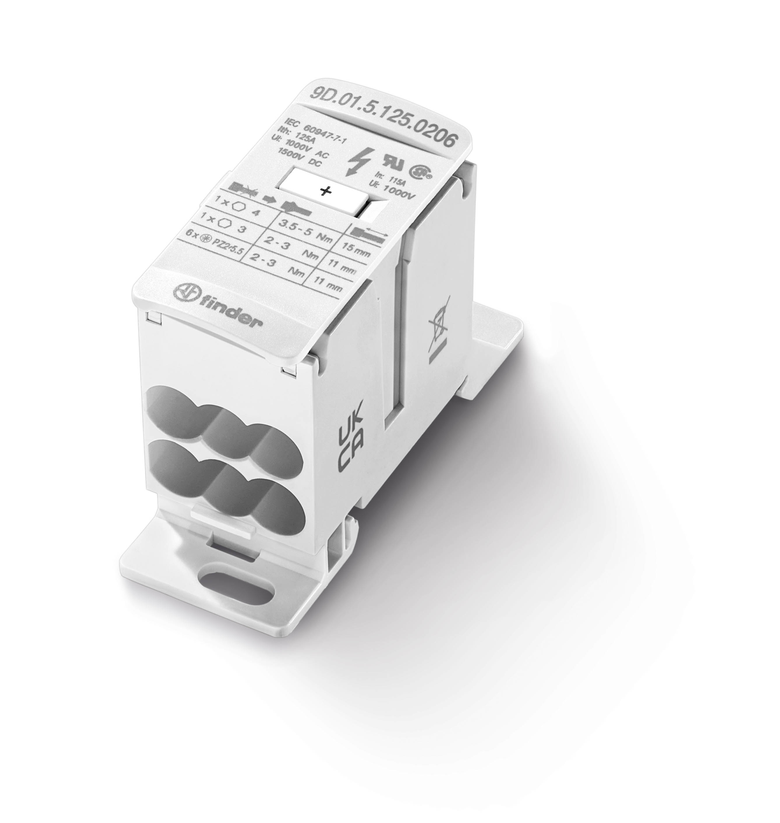 Finder 9D0151250206 Fővezetéki leágazó kapocs, 125A