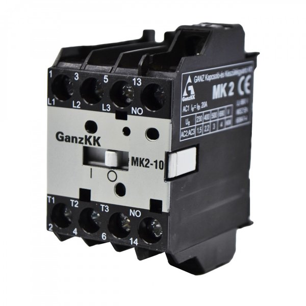 GanzKK MK2-10 230V Minikontaktor termékfotó
