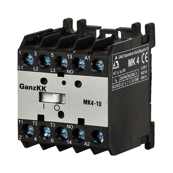 GanzKK MK4-10 230V Minikontaktor termékfotó