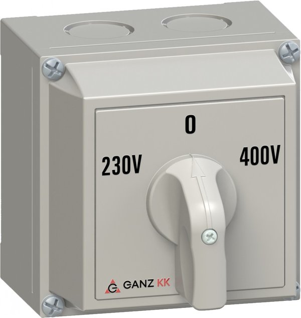 GanzKK KKM0-20-6066 230V-0-400V kézikapcsoló