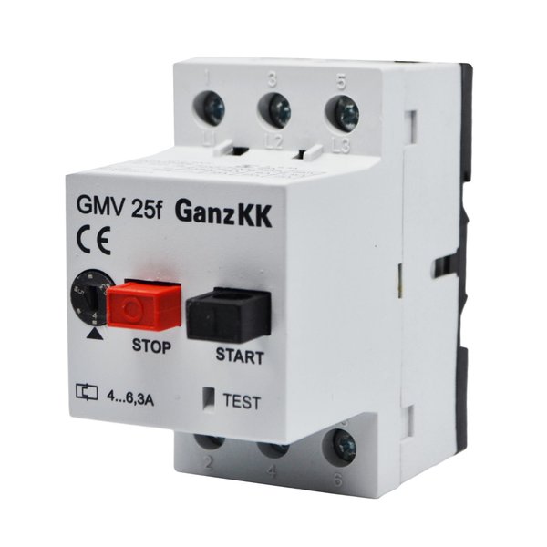 GanzKK GMV 25f (10-16A) motorvédő termékfotó