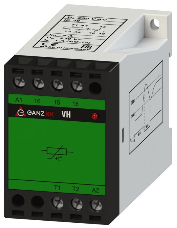 GanzKK Hővédelmi relé VH/230V/SMD/ termékfotó