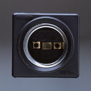Gewiss Foglalat - E27 - Max 40W - Fekete - 2 modul - System