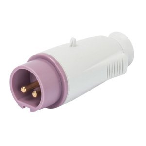 Gewiss Egyenes csatlakozódugó - IP44 - 2P 32A 20-25V 50-60HZ - Lila - Csavaros vezetékbekötésű termékfotó