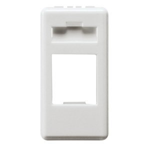 Gewiss Adatkábel csatlakozó adapter - Amp / keystone jack - 1 modul - System white