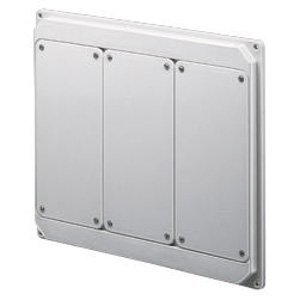 Gewiss QMC125-200 - Elosztótábla panel csatl. -aljzatok beszereléséhez - 3 IB függőleg. csatl. -aljzat 16/32A IP55 - Fehér termékfotó