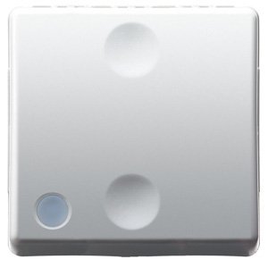 Gewiss Váltókapcs. 1P 250V ac - 16AX megvilágítható - 2 modul - System white
