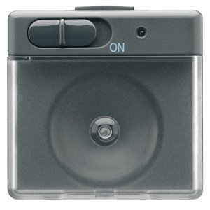 Gewiss Eltávolítható vészvilágító lámpa - 230V 50/60HZ - 2h - 2 modul - System black