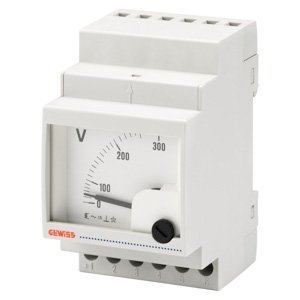 Gewiss Analóg feszültségmérő - Közvetlen - 0/500V - 3 modul termékfotó