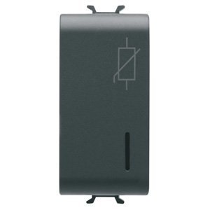 Gewiss Túlfeszültség védelmi készülék - 275V AC 50/60Hz - 1 modulos - Szatén fekete - CHORUSMART termékfotó