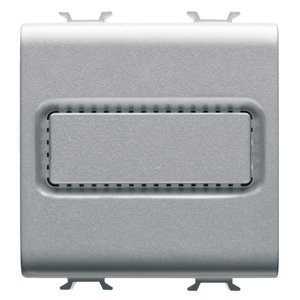 Gewiss Három szólamú csengő 3 független bemenettel - 12V AC/DC 6VA 80 db 1 méter távolságnál - 2 modulos - Titánium - CHORUSMART