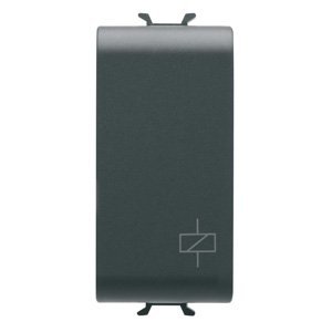 Gewiss Pillanatműködésű relé 230 V AC 50/60Hz - 1P 1NO/NC 10A(AC1)/2A(AC15)250V AC - 1 modulos - Szatén fekete - CHORUSMART termékfotó