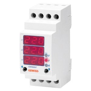 Gewiss FESZÜLTSÉG/ÁRAMERŐSSÉG mérő - 2 modules termékfotó