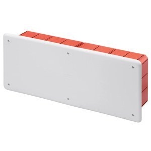 Gewiss Kötődoboz- téglafalakhoz - Din sínnel - Méretek: 392X152X75 - Fehér fedél RAL9016 termékfotó