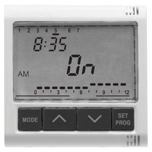 Gewiss Elektronikus NAPI/HETI időkapcs. - 1 csatorna - 2 modul - System white