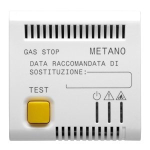 Gewiss Metán gáz érzékelő - 12V AC/DC - 2 modulos - Szatén fehér - CHORUSMART