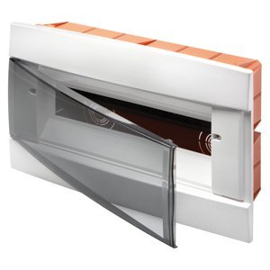 Gewiss Dekoratív kiselosztó - Süllyesztett - Sorkapcsok csatlakoztatására előkészítve - 330X218X25 - Fehér - 12+1 modulos termékfotó