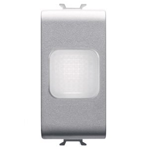 Gewiss Tartalékvilágítási lámpa - 230 V AC 50/60 hz 1h - 1 modulos - Titánium - CHORUSMART