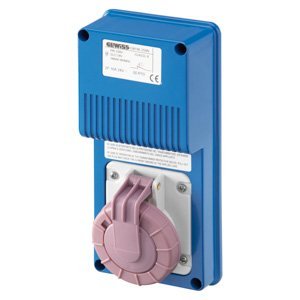 Gewiss Függőleg., fix csatl. -aljzat - Hátlap nélk. - Transzformátorral - 2P 16A 230/24V 160VA - IP67 termékfotó