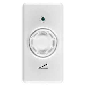Gewiss Elektronikus szabályozógomb - Rezisztív fogyasztókhoz - Forgókapcs. - 1 modul - System white
