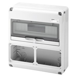 Gewiss Q-din 14 14 modul - 2 modulos vízszintes IB 16/32A sbf IP44 - IP65 termékfotó
