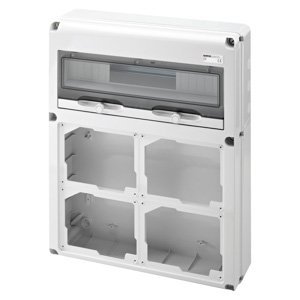Gewiss Q-din 20 modul - 4 modulos IB vízszintes 16/32A cbf IP44 - IP65 termékfotó