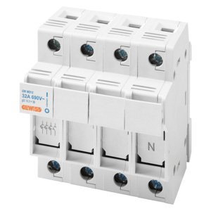 Gewiss Leszerelhető olvadóbizt. foglalat - 3P+N 10,3X38 690V 32A - 4 modul