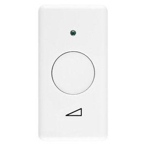 Gewiss Elektronikus szabályozógomb vezérlőgombbal REZISZTÍV/INDUKTÍV fogyasztókhoz - 1 modul - System white
