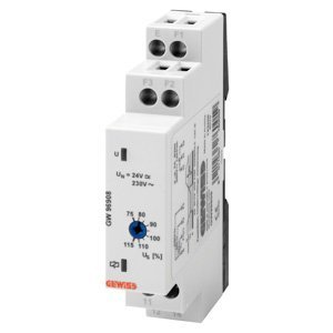 Gewiss Feszültségesés figyelő relé - AC/DC 1 fázisú rendszerhez - 24V ac/dc - 230V ac 50/60Hz - 1 modul