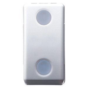 Gewiss Háromállású kapcs. 1P 250V ac - 10AX - Cserélhető sima lencsével - 1 modul - System white termékfotó