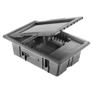 Gewiss Padló alatti szerelvénydoboz - Homorú fedél - 10 modul - System
