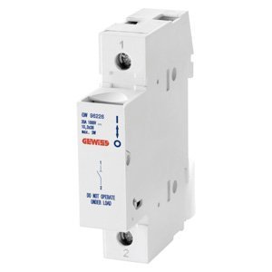 Gewiss Leszerelhető olvadóbizt. foglalat - 1P 10,3X38 1000V DC 20A - 1 modul
