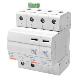 Gewiss Lst - Túlfeszültség védelmi készülék - 1P+N 25KA - Tip: 1+2 - 4 modul