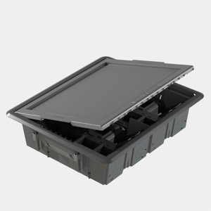 Gewiss Padló alatti szerelvénydoboz - Homorú fedél - 32 modul - System