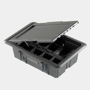 Gewiss Padló alatti szerelvénydoboz - Homorú fedél - 16 modul - System