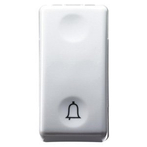 Gewiss Nyomógomb 1P 250V ac - NO 10A - Csengő szimbólum - 1 modul - System white