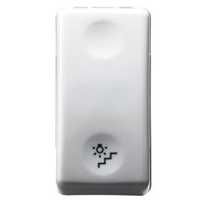 Gewiss Nyomógomb 1P 250V ac - NO 10A - Lépcső szimbólum - 1 modul - System white