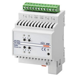 Gewiss Redőny aktuátor - 2 csatornás - 6A - Knx - IP20 - 4 modulos - Kalapsínre szerelhető