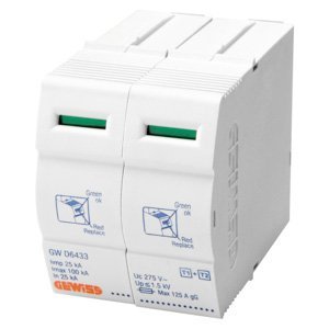 Gewiss Lst - Cserélhető pót készülék - Fázis 25KA - Type 1+2