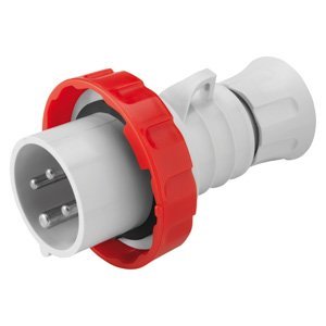 Gewiss Egyenes csatl. dugó HP - Fázisfordítós - IP66/IP67/IP68/IP69 - 3P+E 32A 380-415V - Piros - 6H - Csavaros vezetékbekötésű termékfotó