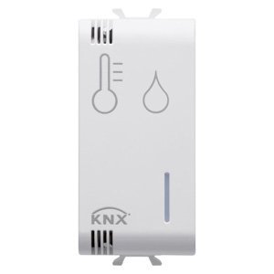 Gewiss PÁRATARTALOM/HŐMÉRSÉKLET érzékelő - Knx - 1 modulos - Szatén fehér - CHORUSMART